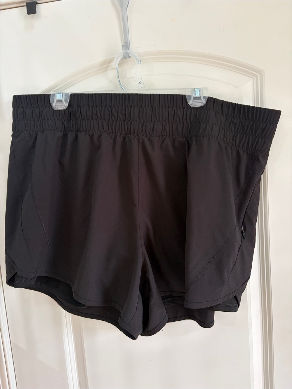Avia Black Women's Athletic Shorts with Elastic Waistband